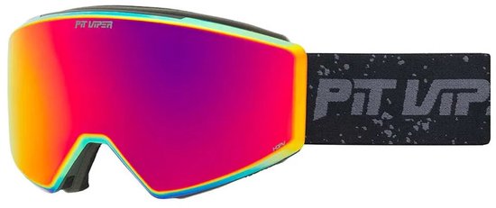 Pit Viper The Exec Bn5000 Skibril Zwart Red Revo/CAT3+Yellow Snow/CAT1 Man,Vrouw