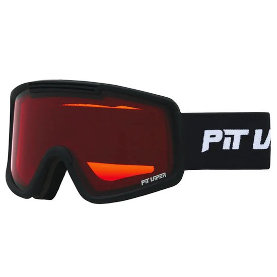 Pit Viper The Exec French Fry Large Skibril Zwart Amber/CAT2 Man,Vrouw