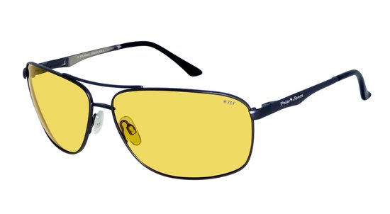 Polar Specs® Heren Nachtbril PS9082 – Mat Zwart – Polariserend Geel Cat.1 – Medium van Polar Specs