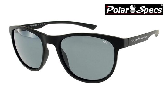 Polar Specs® Polariserende Zonnebril Sophisticated PS9009 – Black – Polarized Black – Medium – Unisex van Polar