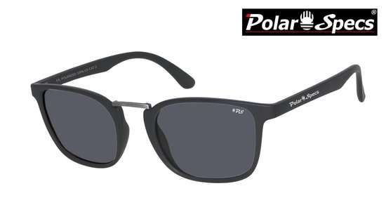 Polar Specs® Zonnebril Iconic PS9095 – Mat Zwart – Polariserend Zwart – Medium – Unisex van Polar Specs