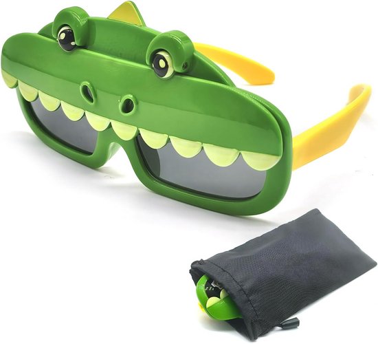 Polariserende Zonnebril voor Jongens met Dino Ontwerp - UV Bescherming van Merkloos