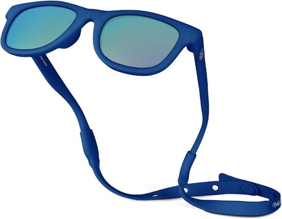 Polarized Baby Sunglasses with Strap - Shatterproof Flexible Baby Sunglasses for Toddlers Newborn 0-24 Months