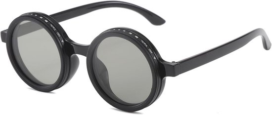 Polarized Round Adjustable Sunglasses for Men and Women - UV400 Protection for Beach and Outdoor Activities