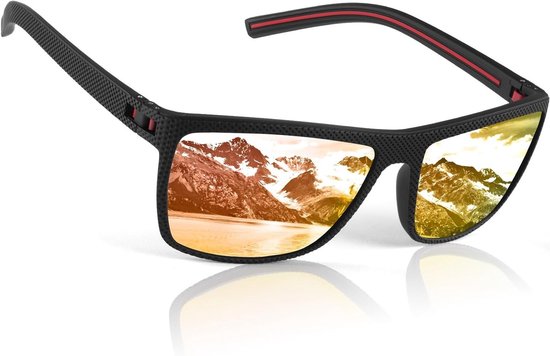 Polarized Zonnebril met 100% UV Bescherming - Ultralicht Design voor Fietsen, Autorijden en Sporten