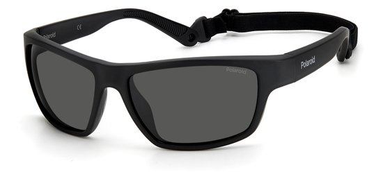 Polaroid Floating Aqua Master Black + Waterband Drijvende Antislip Sport Zonnebril Sportzonnebril van Polaroid