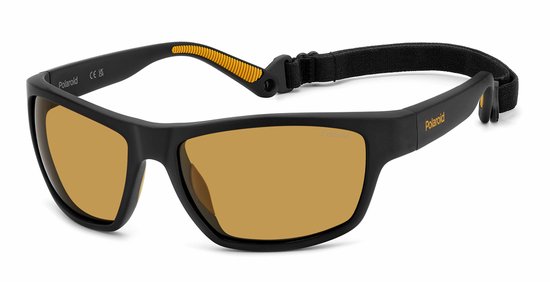 Polaroid Floating Black & Yellow Aqua Master + Waterband Drijvende Antislip Zonnebril Sportzonnebril van Polaroid