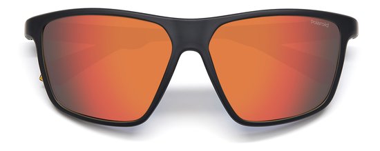 Polaroid Floating Watermaster Red & Orange Drijvende Antislip Sport Zonnebril Spiegellenzen van Merkloos