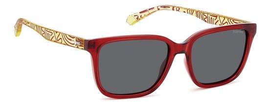 Polaroid kids Zonnebril PLD 8063/S Volwassenen Rood Polariserend van Polaroid