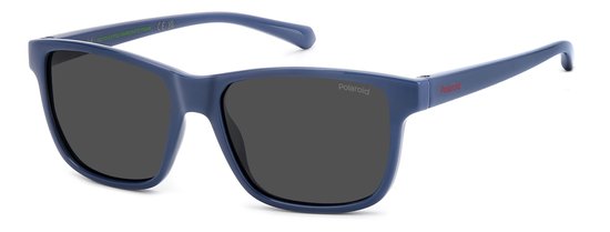 Polaroid kids Zonnebril PLD 8067/S Volwassenen Blauw Polariserend GRS (global recycled standerd) certificated van Polaroid