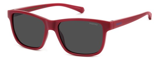 Polaroid kids Zonnebril PLD 8067/S Volwassenen Rood Polariserend GRS (global recycled standerd) certificated van Polaroid