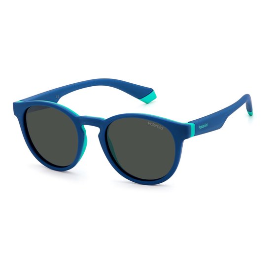 POLAROID Kinderen PLD 8048/S 465 AZURE GREEN 45/18/130 JUNIOR Zonnebrillen van Polaroid