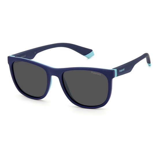 POLAROID Kinderen PLD 8049/S ZX9 BLUE AZURE 49/16/130 JUNIOR Zonnebrillen van Merkloos