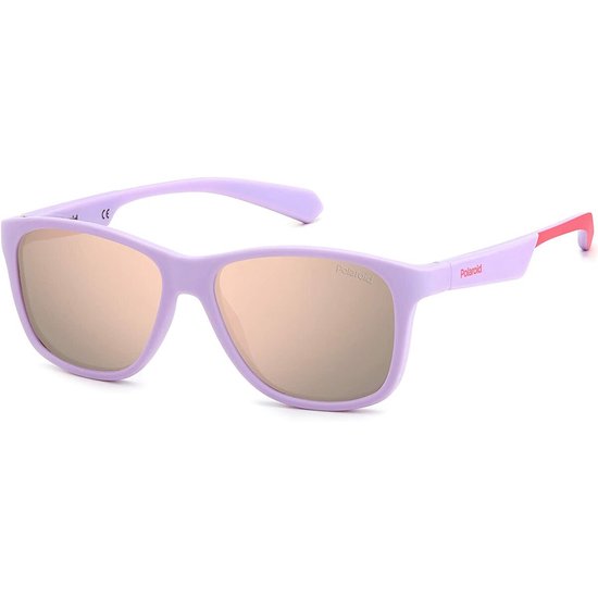 POLAROID Kinderen PLD 8052/S QCK MATT VIOLET PINK 47/13/130 JUNIOR Zonnebrillen van Polaroid