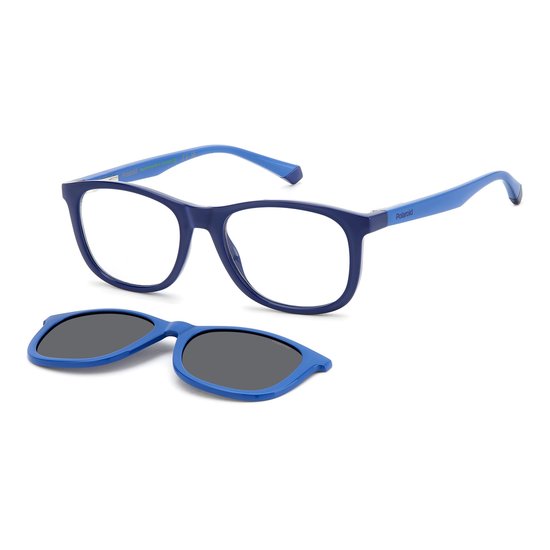 POLAROID Kinderen PLD 8054/CS ZX9 BLUE AZURE 47/16/130 JUNIOR Zonnebrillen van Merkloos