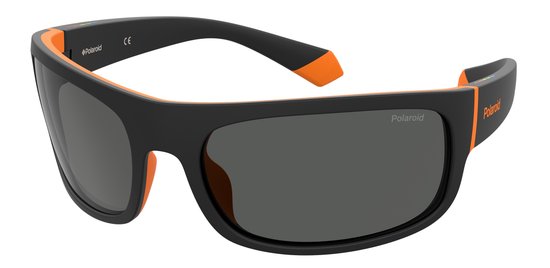 Polaroid Onbreekbare Extra Strong Polariserende Zonnebril Black & Orange Goed Omsluitende Bril Zwart van Polaroid