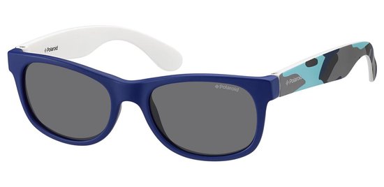 Polaroid® Onbreekbare Lichtgewicht Kinderzonnebril 0 - 4 jaar Camou Blue UV-Bescherming Kinderbril van Polaroid