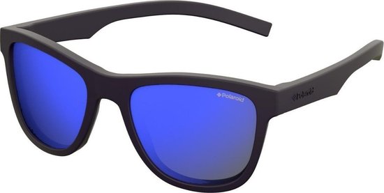 Polaroid® Onbreekbare Lichtgewicht Kinderzonnebril 3 - 8 Jaar Black & Blue + Extra UV-Bescherming - Polariserende Kinder Zonnebril Kids Kinderen Buigbaar Jongens Meisjes Anti UV Stralen Zonnebril Sportzonnebril Buigbare Kinderbril + Poetshoes en Besc van Merkloos