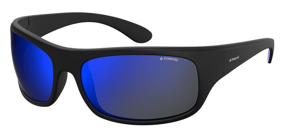 Polaroid Onbreekbare Zonnebril Blue Mirror Polariserende Sportzonnebril UV-bescherming Flexibel Bril van Polaroid