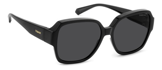 Polaroid Overzet Zonnebril PLD 9021/S Volwassenen Zwart Polariserend GRS (global recycled standerd) certificated van Merkloos