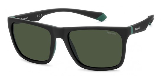 Polaroid PLD 2141/S Matte black green 57/18/140 UNISEX Zonnebrillen van Merkloos
