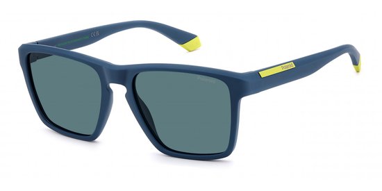 Polaroid PLD 2167/S Matte blue yellow 56/18/145 MAN Zonnebrillen