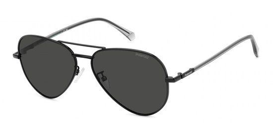 Polaroid PLD 4186/G/S/X BLACK/GREY POLARIZED 57/14/145 Herrenbrillen Zonnebrillen
