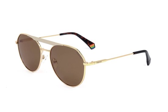 Polaroid PLD 6211/S/X B4E WHITE GOLD 57/17/145 UNISEX Zonnebrillen van Merkloos