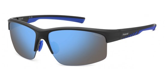 Polaroid PLD 7018/N/S Matte black blue 68/9/130 MAN Zonnebrillen van Merkloos