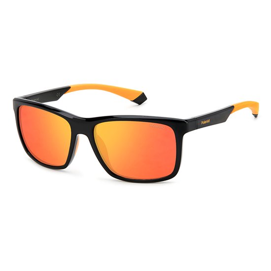 Polaroid PLD 7043/S 8LZ OZ - Black/Orange - Zonnebril - Zwart van Merkloos