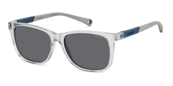 Polaroid PLD 8058/S TRANSPARENT GREY/DARK GREY 48/13/125 Kinderbrillen Zonnebrillen