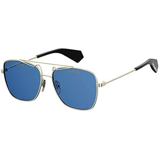 Polaroid - PLD6049SX - Zonnebril - Unisex - Metaal - Blauwe lens van Polaroid