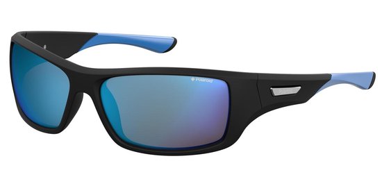 Polaroid® Polariserende Zonnebril Pacific Blue met Spiegellenzen Antislip Blauw Spiegelende Glazen van Polaroid
