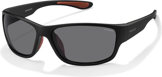 Polaroid Sport 3015/S Zonnebril - Zwart - gepolariseerd van Merkloos