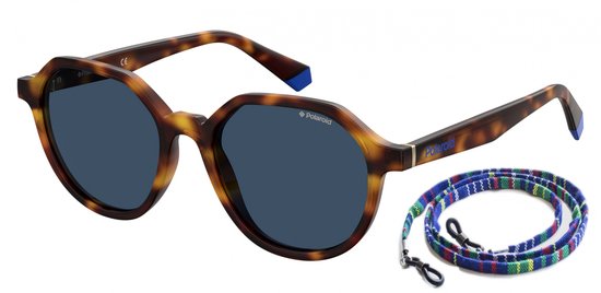 Polaroid Unisex Zonnebril PLD 6111/S Multicolor met zonnebrillenkoordje van Polaroid