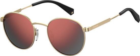 Polaroid Zonnebril 2053/s Noa/oz Unisex Goud/rood - gepolariseerd van Merkloos