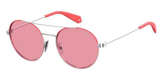 Polaroid Zonnebril 6056/s 35j/0f Unisex Zilver/roze van Polaroid
