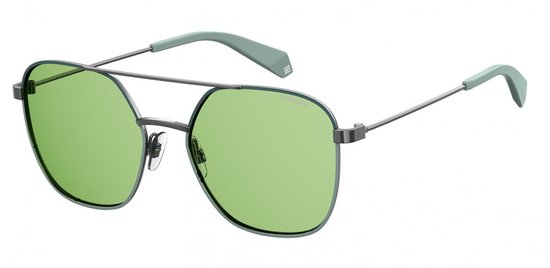 Polaroid Zonnebril 6058/s 1ed/uc Unisex Zilver/groen van Polaroid