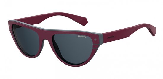 Polaroid Zonnebril 6087 Fsf/c3 Dames Bordeaux Met Grijze Lens van Polaroid