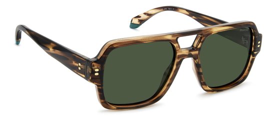 Polaroid Zonnebril PLD 6250/S/X Volwassenen Bruin Polariserend ECO friendly materials van Merkloos