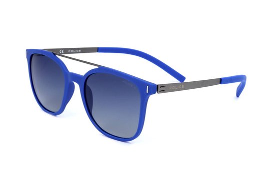 Police SPL169 BLU SEMILUCIDO J15P 52/20/145 MAN Zonnebrillen van Police