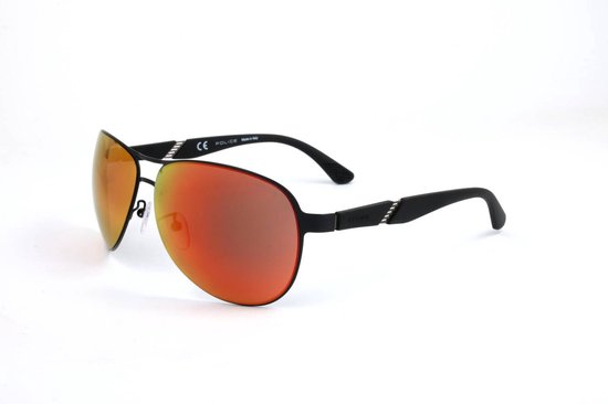 Police SPL534G 531R NERO SEMILUCIDO TOTALE 65/14/135 MAN Zonnebrillen van Police