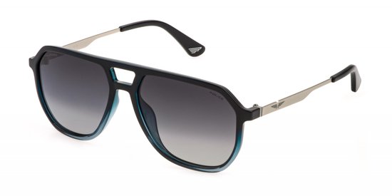Police SPLQ81E Blu sfumato 57/16/145 MAN Zonnebrillen