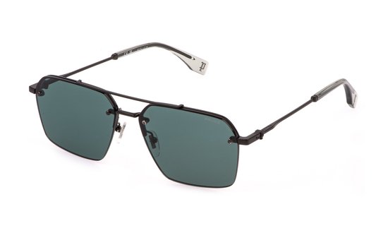 Police SPLQ90 0672 ORO NERO LUCIDO 59/15/145 MAN Zonnebrillen van Police
