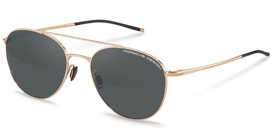 Porsche Design P8947 Gold, black 56/19/145 UNISEX Zonnebrillen