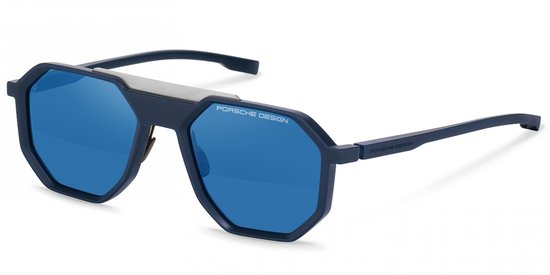 Porsche Design P8981 Dark blue 55/20/150 MAN Zonnebrillen van Merkloos