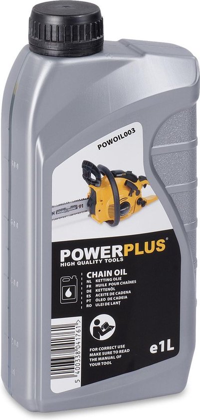 Powerplus POWOIL003 Kettingolie voor kettingzaag- 1l van Powerplus