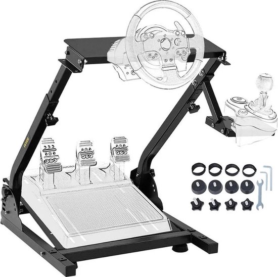 Race Stuurwiel - Racing Simulator - Sim Race Stuurstandaard - Voor Thrustmaster T500rs T248 128 Fanatec- en CSR-pedalen - Stuur Voor PS4 - Stuurstandaard Voor Logitech G29 G27 en G25 van Merkloos
