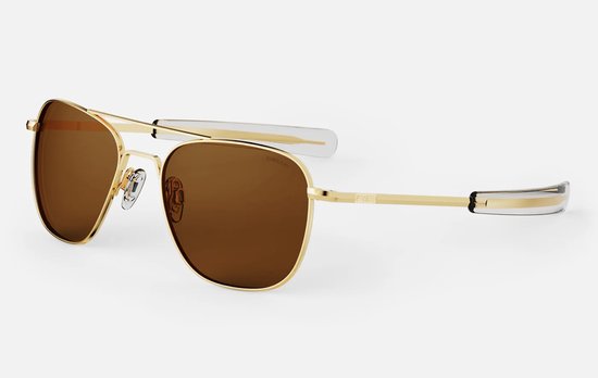 Randolph AF236 Piloten Zonnebril 55MM 23K gold van Randolph