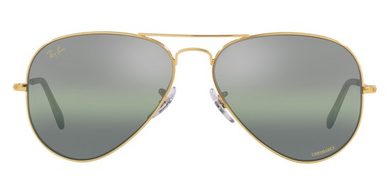 Ray Ban - Aviator Large Metal - Legend Gold Polarized Clear Gradient - 58 van Merkloos